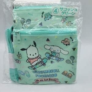 Sanrio Cinnamoroll Pochacco Green Crossbody bag